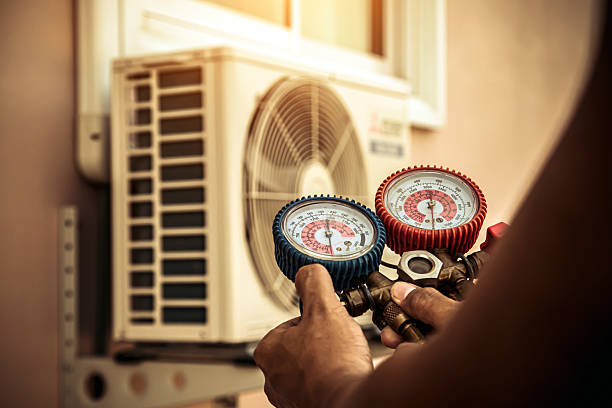 Professional Air Conditioning Service technician working in Carmel-by-the-Sea, CA